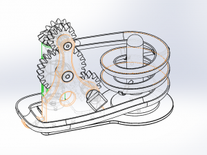 marble toy of gears Model 3D
