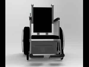remote controlled wheel chair 3D Model