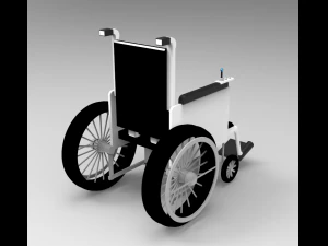 remote controlled wheel chair 3D Model