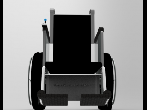 remote controlled wheel chair 3D Model