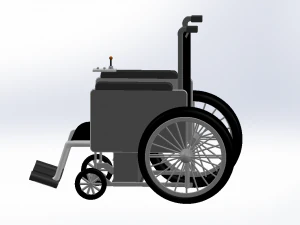 remote controlled wheel chair 3D Model