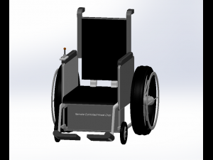 remote controlled wheel chair 3D Model