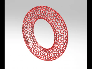 육각형 메쉬 3D 모델