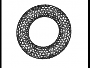 hexagonal mesh Modelo 3D