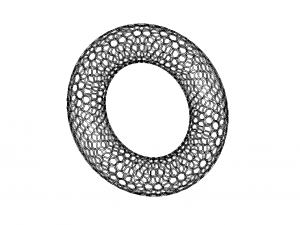 hexagonal mesh Modelo 3D