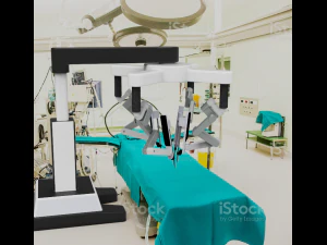 Rob&ocirc; Da Vinci Rob&ocirc; cir&uacute;rgico Modelo 3D