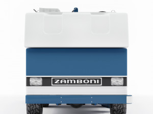 Zamboni ice filling and cleaning machine 3Dモデル