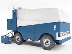 Zamboni ice filling and cleaning machine 3Dモデル