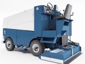 Zamboni ice filling and cleaning machine 3Dモデル