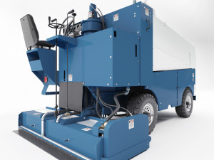 Zamboni ice filling and cleaning machine 3Dモデル