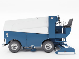 Zamboni ice filling and cleaning machine 3Dモデル