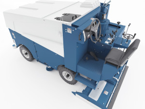 Zamboni ice filling and cleaning machine 3Dモデル