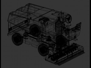 Zamboni ice filling and cleaning machine 3Dモデル
