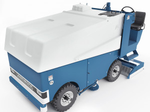 Zamboni ice filling and cleaning machine 3D Model