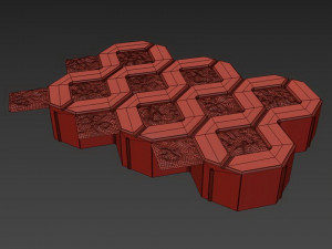 lawn lattice braer meba Modelo 3D