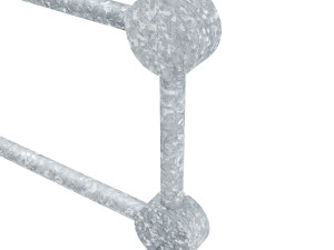pedestrian fence po-2 3D Model