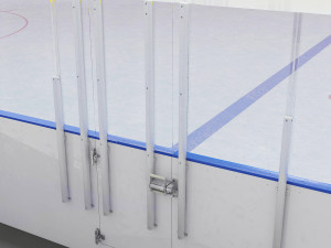 hockey rink 26x60 m Modello 3D