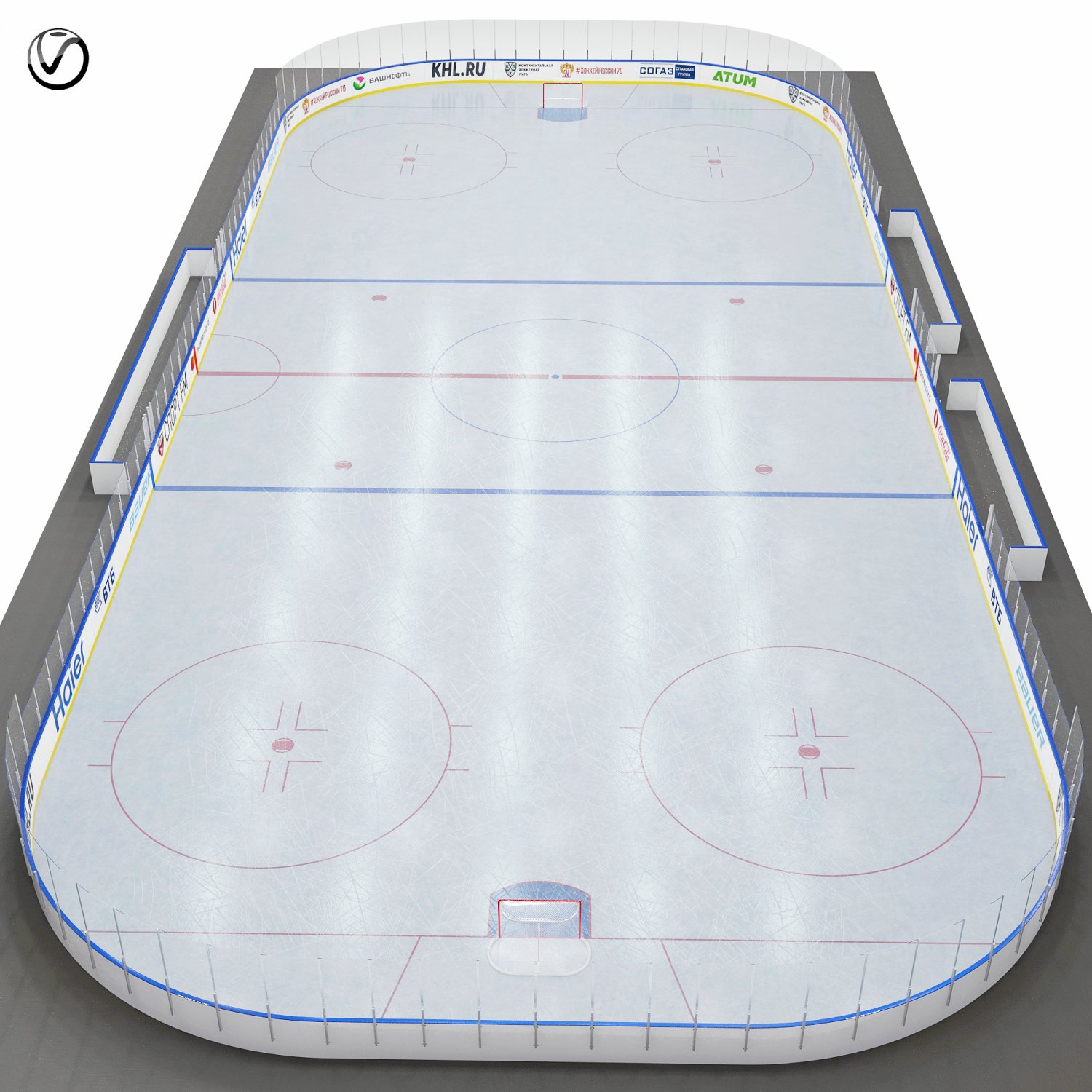 Hockey Rink 26x60 M 3d Models In Stadium 3dexport