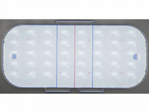 hockey rink 26x60 m Modello 3D