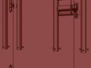 hockey rink 26x60 m 3D Model