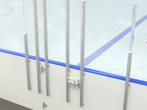 hockey rink 26x60 m Modello 3D