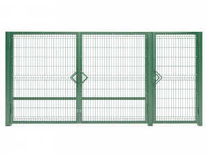 single and double swing gates 3d 3D-Modell