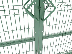 single and double swing gates 3d 3D Model
