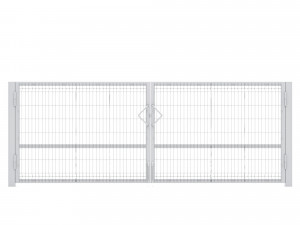 single and double swing gates 3d 3D-Modell