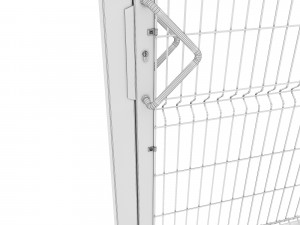 single and double swing gates 3d 3D-Modell
