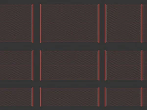 metal mesh fence 3D Model