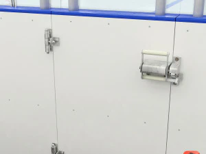 hockey rink 30x60 m with khl markings 3D Model