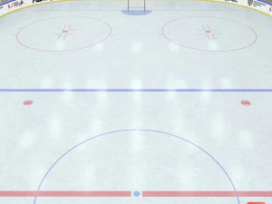 hockey rink 30x60 m with khl markings 3D Model