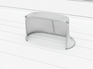 hockey rink 30x60 m with khl markings 3D 模型