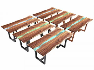 slab table - river 3D Model