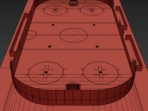 hockey rink 20x40 m Model 3D