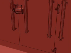 hockey rink 20x40 m 3D Model