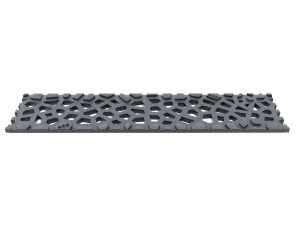 drainage channel euroline aco with voronoi sd 100 design grid 3D-Modell