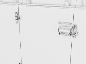 patinoire de hockey 26x56 m avec marquages ​​nhl Modèle 3D