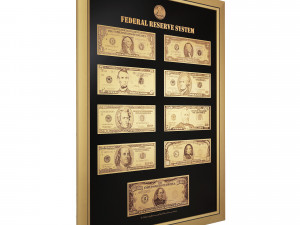 picture - us dollars Modelo 3D