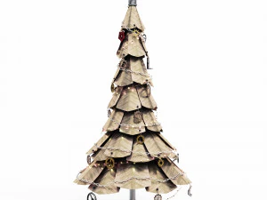 steampunk christmas tree 3D Model