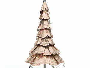 steampunk christmas tree 3D Model