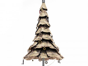 steampunk christmas tree Modèle 3D