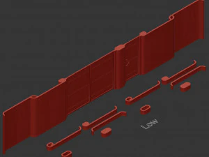 craft fence - chain 3D Model