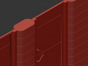 craft fence - chain 3D-Modell
