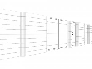 craft fence - chain 3D-Modell