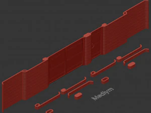 craft fence - chain 3D Model