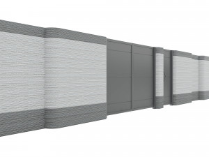 craft fence - chain 3D-Modell
