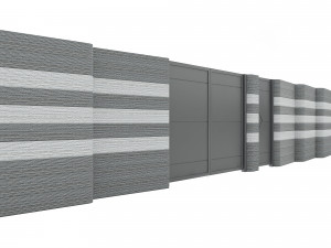 craft fence - wave Modèle 3D