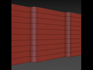 craft fence - wave Modèle 3D