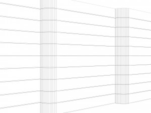 craft fence - wave Modèle 3D